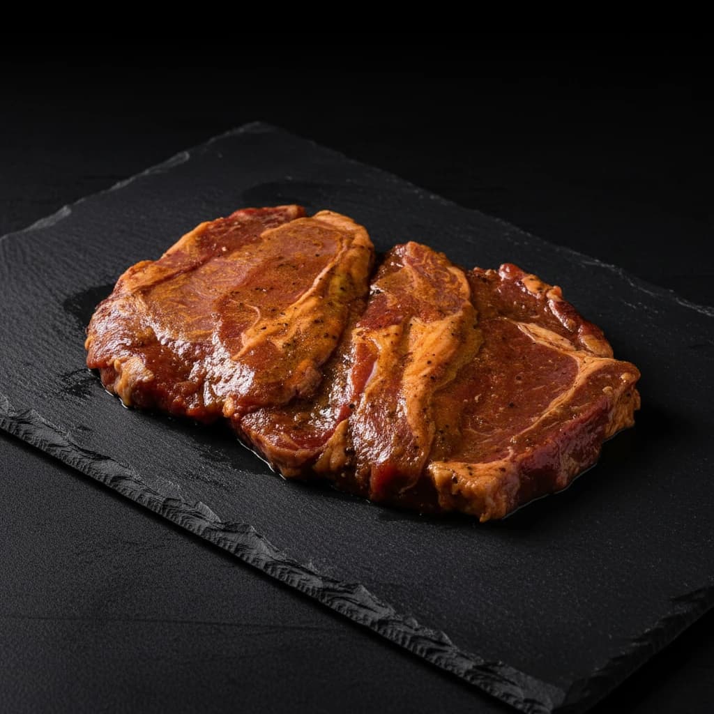 Marinated Prego Steaks